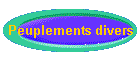 Peuplements divers